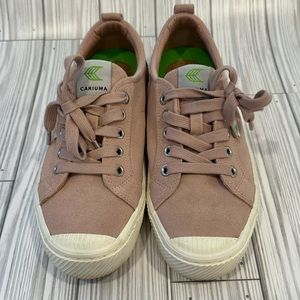 Cariuma Pink Canvas Sneakers
